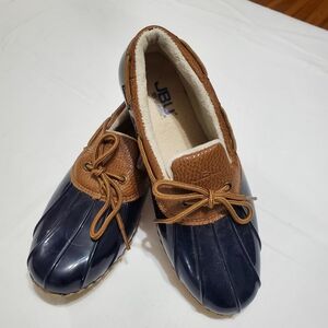 JBU by Jambu Duck Shoes Women 8 Waterproof Fleece Lined Slip On Rain Shoes